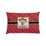 Red Western Pillow Case - Standard (Personalized)