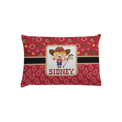 Red Western Pillow Case - Toddler (Personalized)