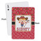 Red Western Playing Cards - Approval