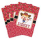 Red Western Playing Cards - Hand Back View