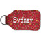 Red Western Sanitizer Holder Keychain - Small (Back)