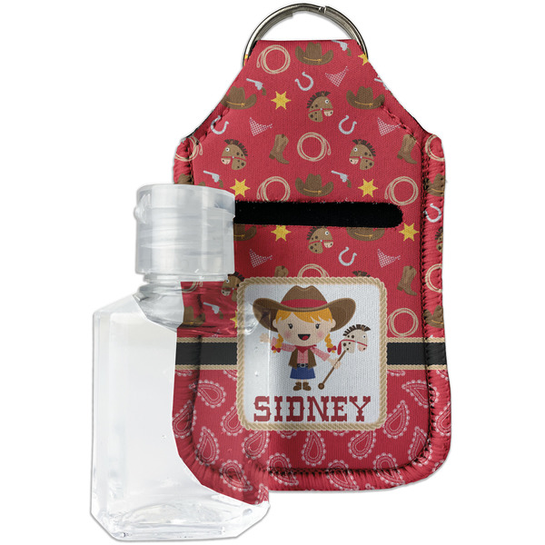 Custom Red Western Hand Sanitizer & Keychain Holder - Small (Personalized)