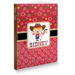 Red Western Softbound Notebook - 5.75" x 8" (Personalized)