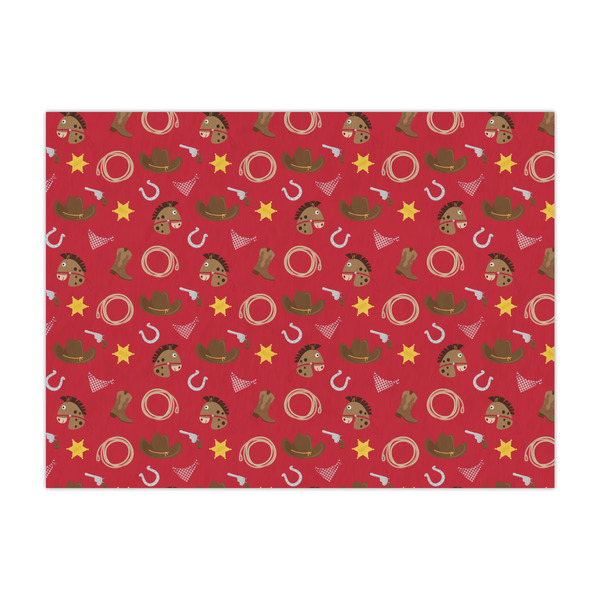 Custom Red Western Large Tissue Papers Sheets - Heavyweight