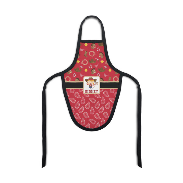 Custom Red Western Bottle Apron (Personalized)