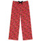 Red Western Womens Pjs - Flat Front