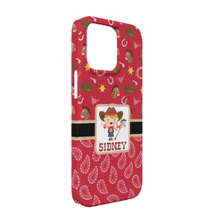 Red Western iPhone Case - Plastic - iPhone 13 (Personalized)