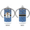 Blue Western 12 oz Stainless Steel Sippy Cups - APPROVAL