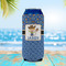 Blue Western 16oz Can Sleeve - LIFESTYLE