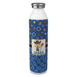 Blue Western 20oz Stainless Steel Water Bottle - Full Print (Personalized)