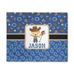 Blue Western 8' x 10' Indoor Area Rug (Personalized)