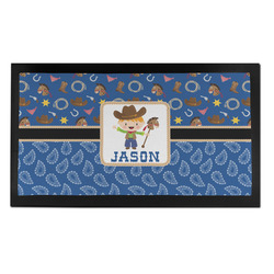 Blue Western Bar Mat - Small (Personalized)