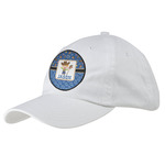 Blue Western Baseball Cap - White (Personalized)