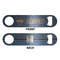 Blue Western Bottle Opener - Front & Back