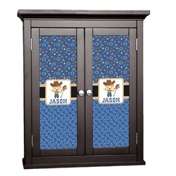 Blue Western Cabinet Decal - Large (Personalized)