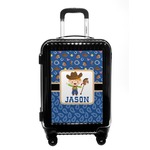 Blue Western Carry On Hard Shell Suitcase (Personalized)