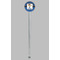 Blue Western Clear Plastic 7" Stir Stick - Round - Single Stick