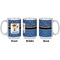 Blue Western Coffee Mug - 15 oz - White APPROVAL