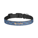 Blue Western Dog Collar - Small (Personalized)