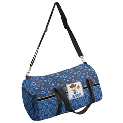 Blue Western Duffel Bag - Large (Personalized)