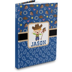 Blue Western Hardbound Journal - 5.75" x 8" (Personalized)