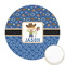 Blue Western Icing Circle - Medium - Front