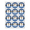 Blue Western Icing Circle - Small - Set of 12