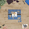 Blue Western Jigsaw Puzzle 252 Piece - In Context