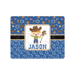 Blue Western Jigsaw Puzzles (Personalized)