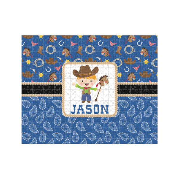 Custom Blue Western 500 pc Jigsaw Puzzle (Personalized)