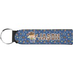 Blue Western Neoprene Keychain Fob (Personalized)