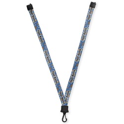 Blue Western Lanyard (Personalized)