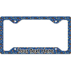 Blue Western License Plate Frame - Style C (Personalized)