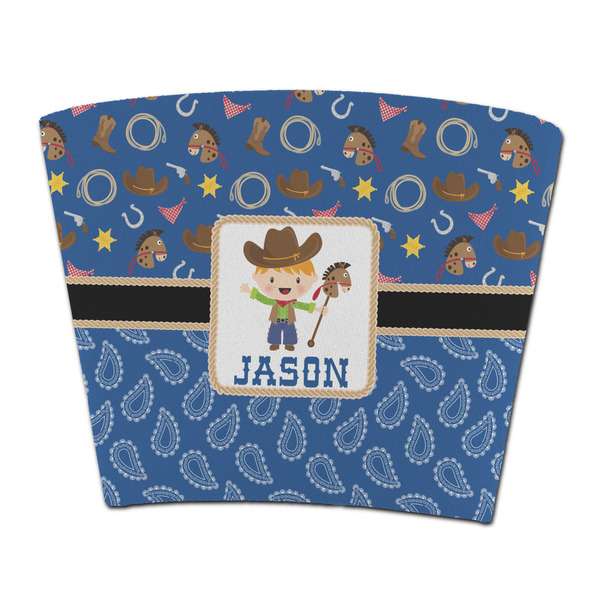 Custom Blue Western Party Cup Sleeve - without bottom (Personalized)