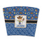 Blue Western Party Cup Sleeves - without bottom - FRONT (flat)