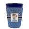 Blue Western Party Cup Sleeves - without bottom - FRONT (on cup)