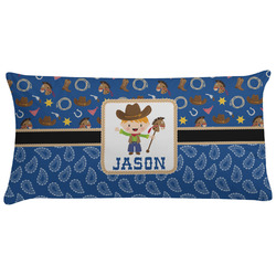 Blue Western Pillow Case (Personalized)