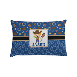 Blue Western Pillow Case - Standard (Personalized)