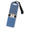 Blue Western Plastic Bookmarks - Front