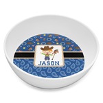 Blue Western Melamine Bowl - 8 oz (Personalized)