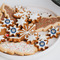 Blue Western Printed Icing Circle - XSmall - On XS Cookies