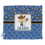 Blue Western Security Blanket (Personalized)