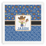 Blue Western Paper Dinner Napkins (Personalized)