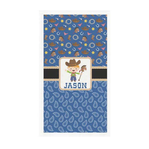 Custom Blue Western Guest Paper Towels - Full Color - Standard (Personalized)