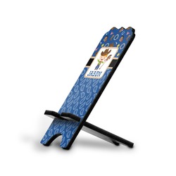 Blue Western Stylized Cell Phone Stand - Large (Personalized)