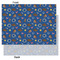 Blue Western Tissue Paper - Heavyweight - Large - Front & Back