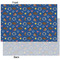 Blue Western Tissue Paper - Heavyweight - XL - Front & Back