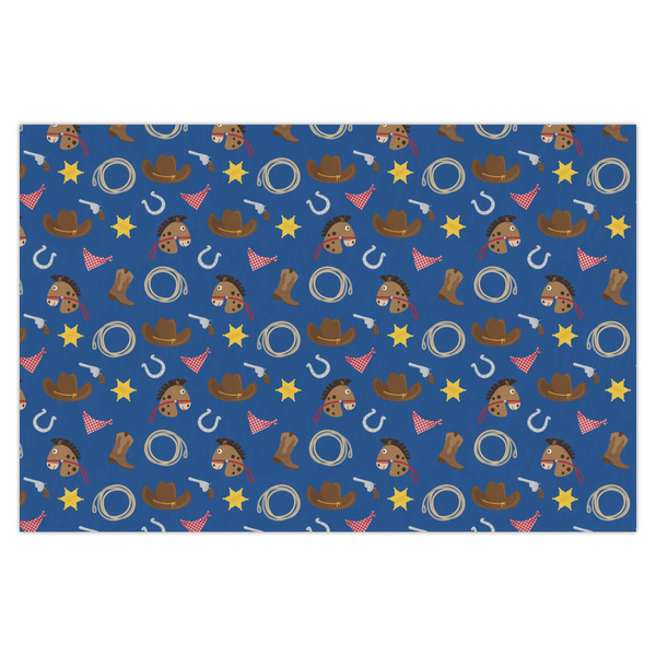 Custom Blue Western X-Large Tissue Papers Sheets - Heavyweight