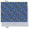 Blue Western Tissue Paper - Lightweight - Medium - Front & Back