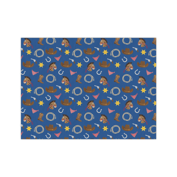 Custom Blue Western Medium Tissue Papers Sheets - Lightweight